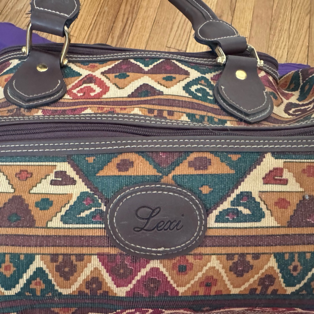 Multicolor Patterned Women's Bag - Picture 2 of 10
